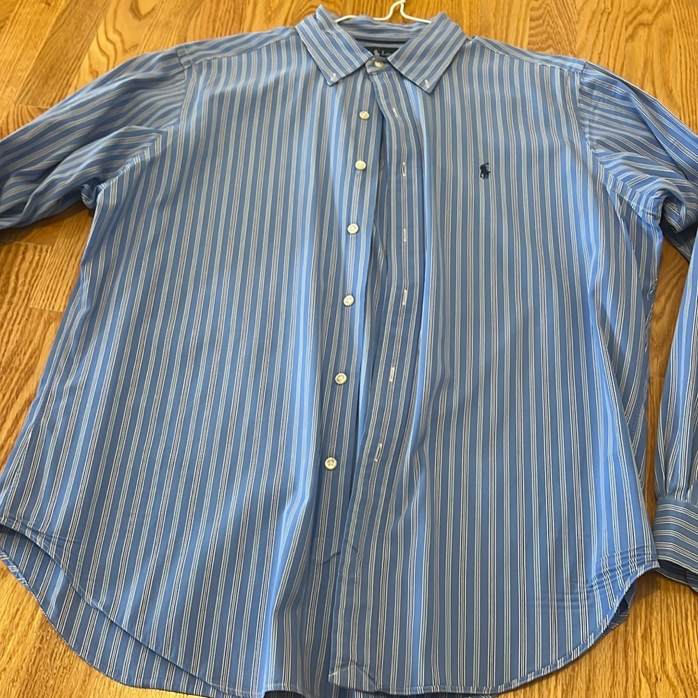 Ralph Lauren Polo dress shirt, large, smoke free/pet free home